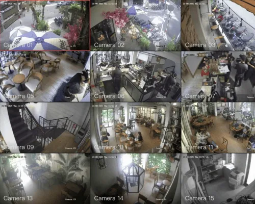 Lắp đặt camera cho nhà hàng, quán ăn