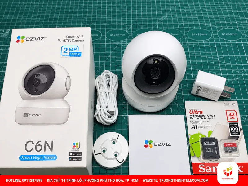 Lắp đặt camera wifi Ezviz cần chuẩn bị những gì?