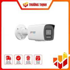 Camera thân trụ ngoài trời 2MP – Camera ColorVu phát hiện người phương tiện, … – DS-2CD1027G2H-LIU