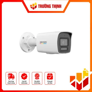 Camera thân trụ ngoài trời 2MP – Camera ColorVu phát hiện người phương tiện, … – DS-2CD1027G2H-LIU