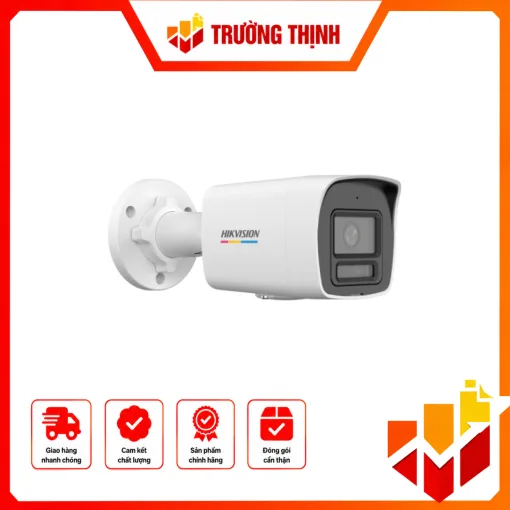 Camera thân trụ ngoài trời 2MP – Camera ColorVu phát hiện người phương tiện, … – DS-2CD1027G2H-LIU