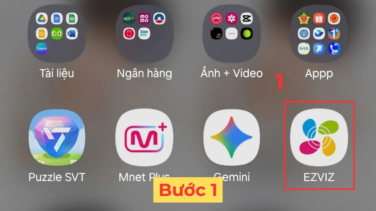 Mở ứng dụng và truy cập vào giao diện xem trực tiếp của camera C6N