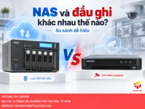 NAS và đầu ghi khác nhau thế nào?