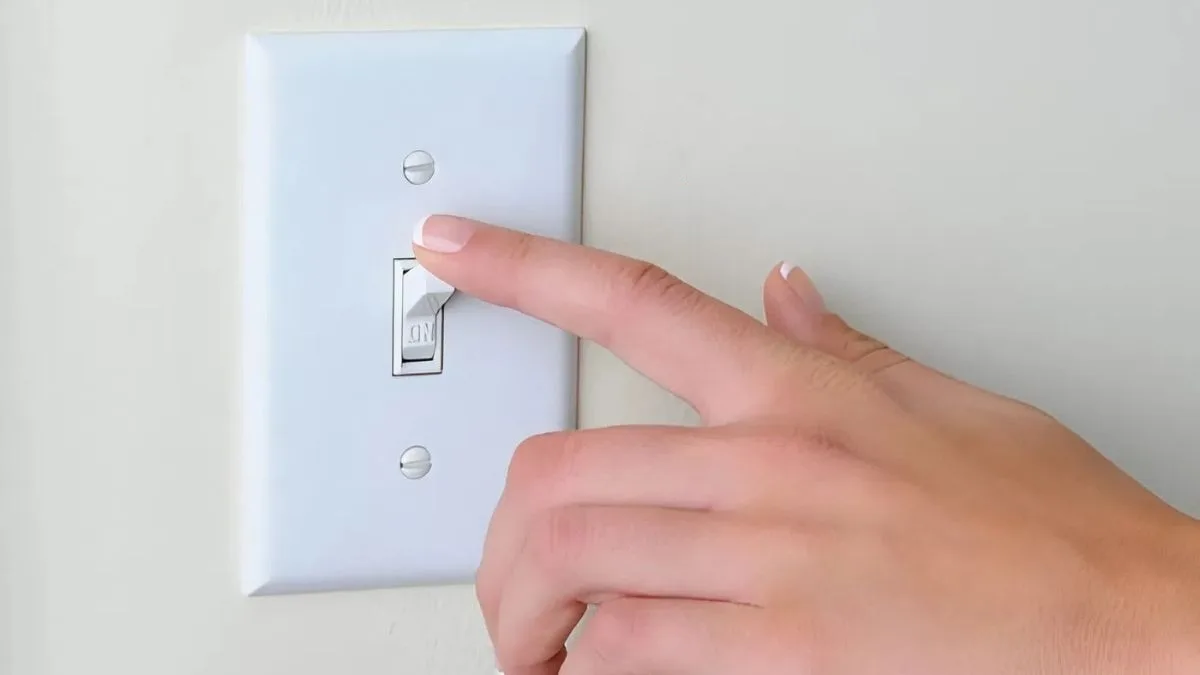 Ngắt nguồn điện để đảm bảo an toàn