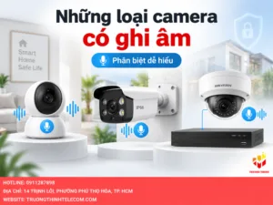 Những loại camera có ghi âm