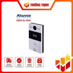 Nút bấm chuông hình IP Akuvox – Vỏ hợp kim nhôm – thiết kế sang trọng, hiện đại – R20A On-Wall