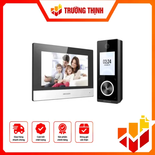 Bộ Kis kiểm soát vào ra, chấm công, kiêm chuông của có hình IP có xác thực kh…