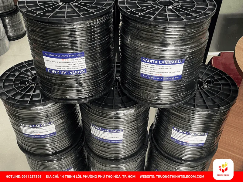 Quy trình cung cấp cáp mạng dự án từ BOM đến giao hàng