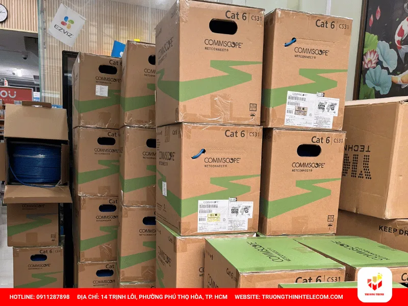 Quy trình đặt mua cáp mạng CommScope tại công ty Trường Thịnh
