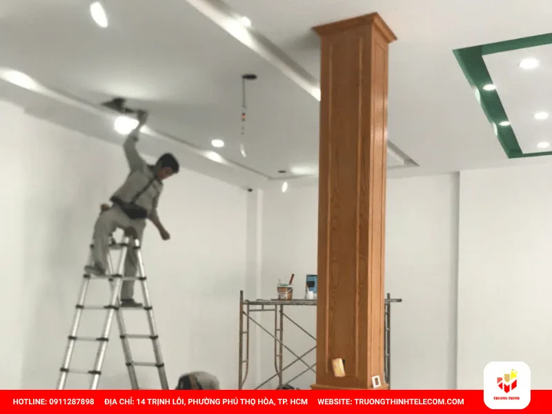 Quy trình di dời camera tại Trường Thịnh Telecom