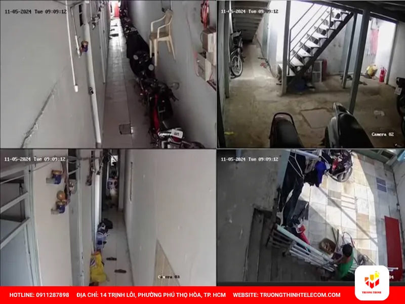 Quy trình lắp đặt camera quan sát phòng trọ