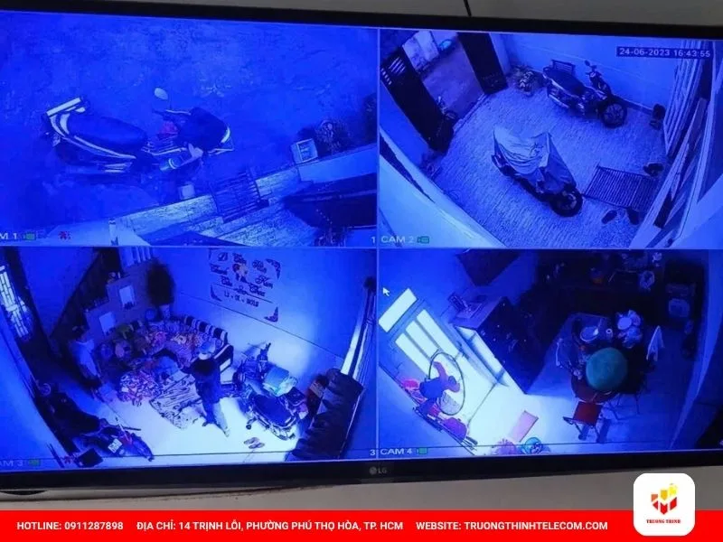 Quy trình lắp đặt camera tại Quận 6 của công ty Trường Thịnh