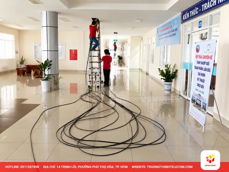 Quy trình thi công mạng LAN bệnh viện chuyên nghiệp
