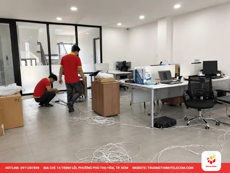Quy trình triển khai mạng LAN trường học