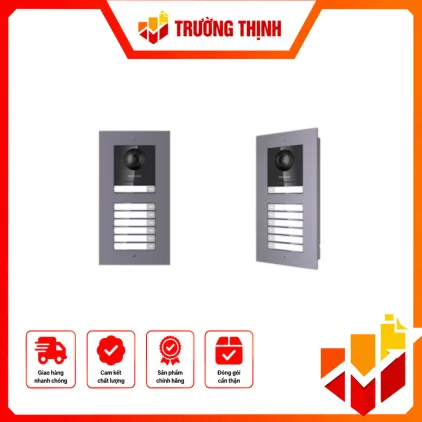 Nút bấm IP 7 cổng cho bảy căn hộ riêng biệt, thiết kế sang trọng (Lắp âm tường)