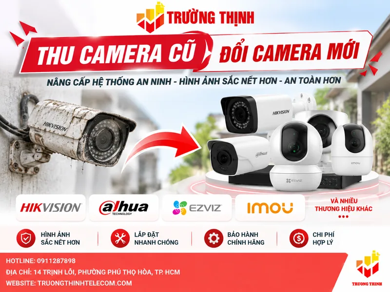 Thu camera cũ đổi camera mới
