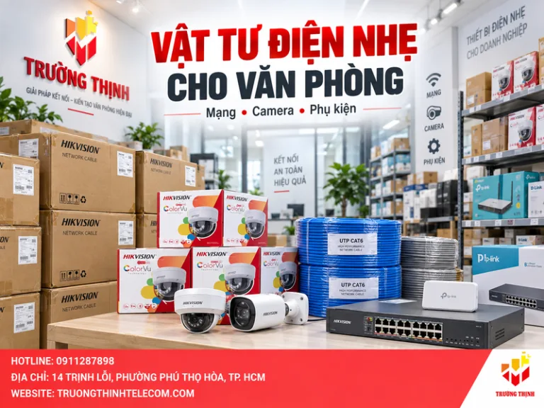 Vật tư điện nhẹ cho văn phòng