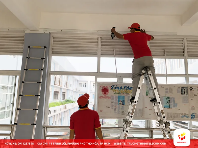 Vật tư sử dụng khi thi công mạng LAN bệnh viện 