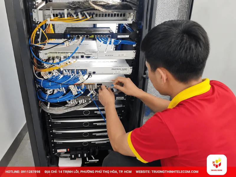 Vật tư sử dụng khi thi công mạng LAN Bình Dương