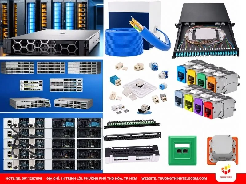 Ví dụ bóc tách vật tư mạng cho văn phòng nhiều phòng làm việc