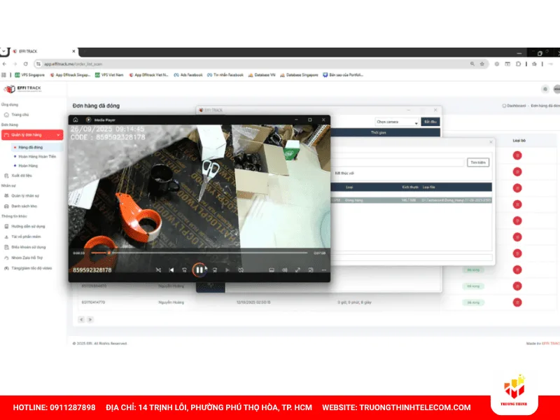 Cách tìm video của một đơn hàng khi phát sinh khiếu nại