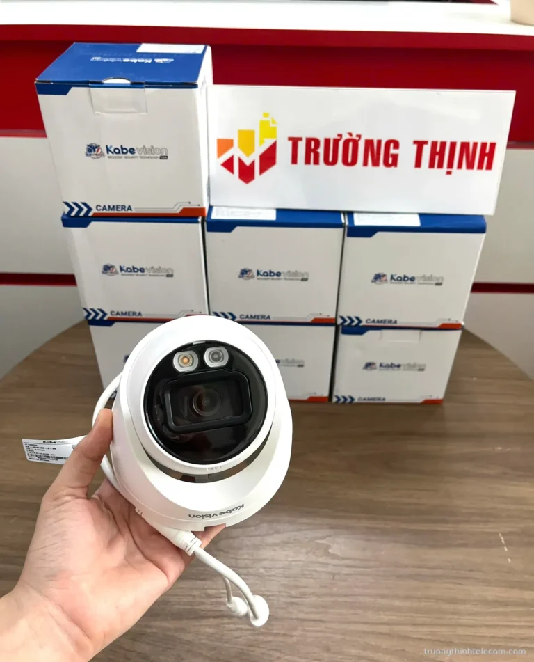 KBVision camera dome KX-AD4112N-A-VN – ảnh thực tế tại Trường Thịnh Telecom
