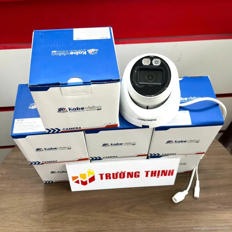 KBVision camera dome KX-AD4112N-A-VN – ảnh thực tế tại Trường Thịnh Telecom