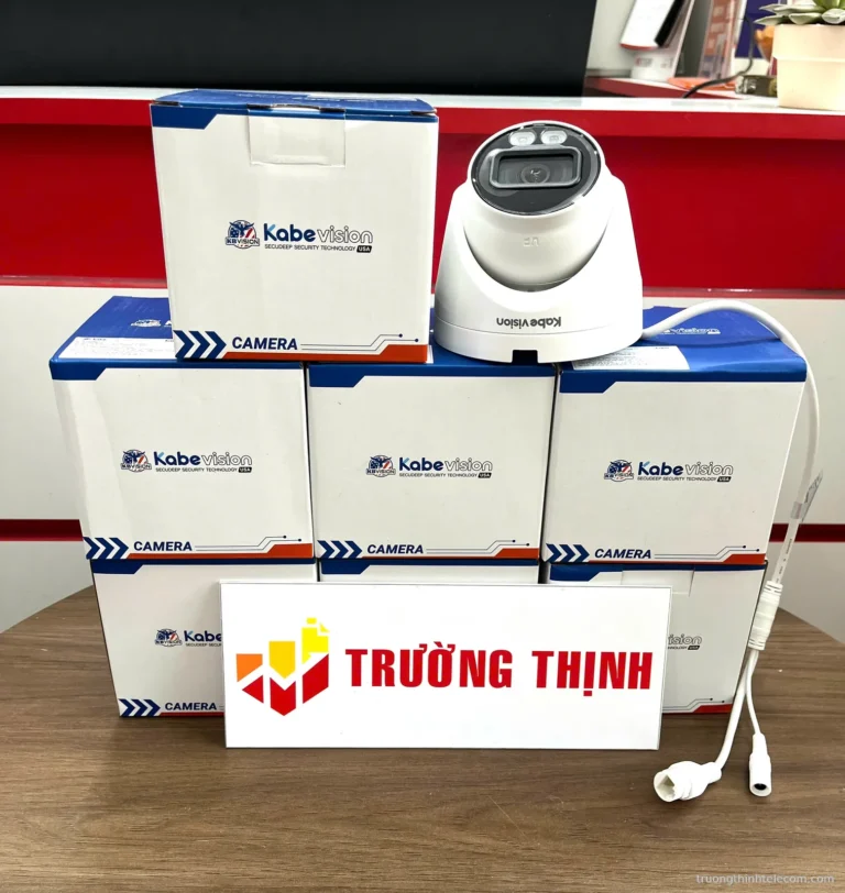 KBVision camera dome KX-AD4112N-A-VN – ảnh thực tế tại Trường Thịnh Telecom