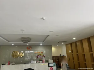 Camera dome quan sát sảnh lễ tân chung cư Him Lam Chợ Lớn, Quận 6 – khảo sát thực tế Trường Thịnh Telecom