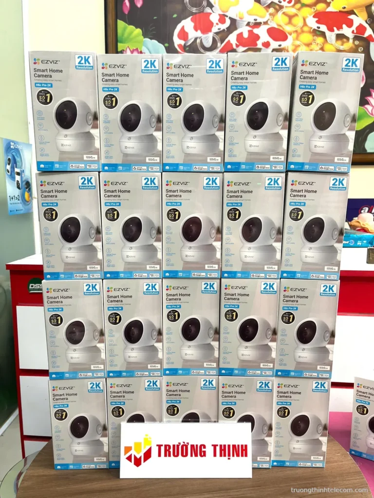 Camera Ezviz H6C Pro – ảnh thực tế tại Trường Thịnh Telecom