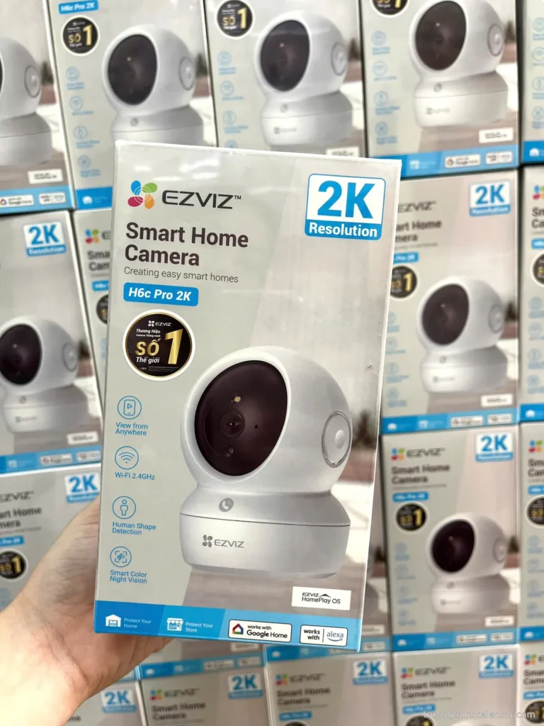 Camera Ezviz H6C Pro – ảnh thực tế tại Trường Thịnh Telecom