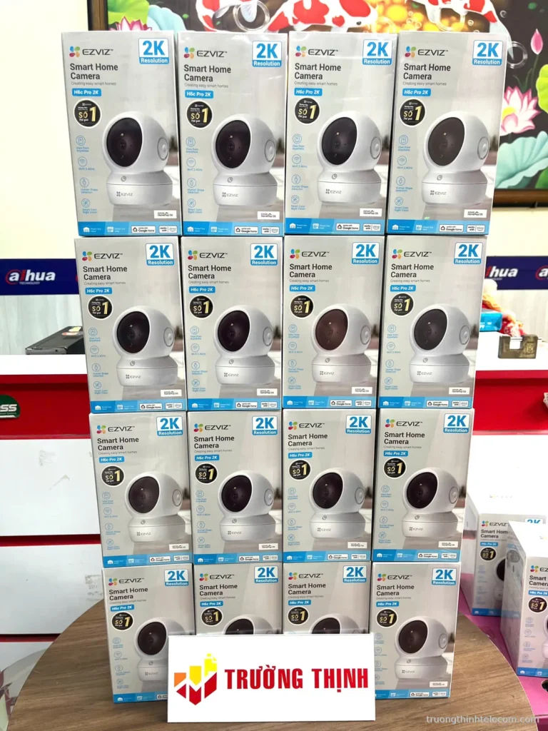 Camera Ezviz H6C Pro – ảnh thực tế tại Trường Thịnh Telecom