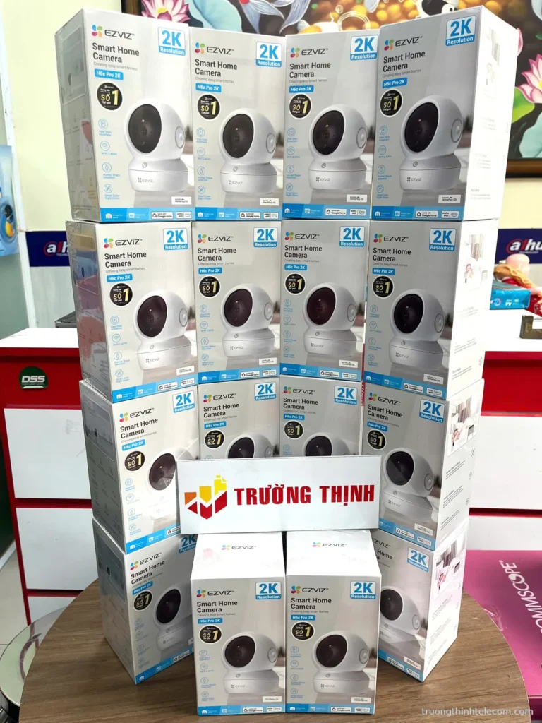 Camera Ezviz H6C Pro – ảnh thực tế tại Trường Thịnh Telecom