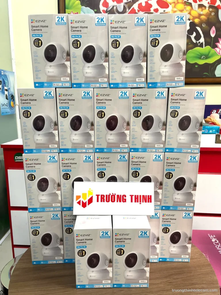 Camera Ezviz H6C Pro – ảnh thực tế tại Trường Thịnh Telecom