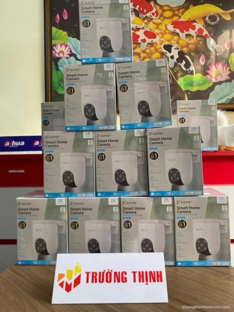 Camera WiFi quay quét Ezviz H8c Pro 2K – ảnh thực tế tại Trường Thịnh Telecom