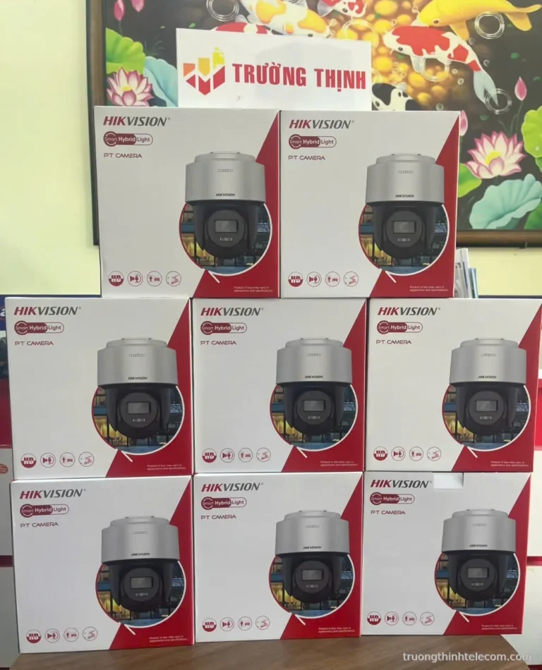 Camera Hikvision – ảnh thực tế tại Trường Thịnh Telecom