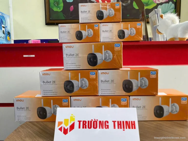 Imou camera WiFi ngoài trời Bullet 2E 3MP – ảnh thực tế tại Trường Thịnh Telecom