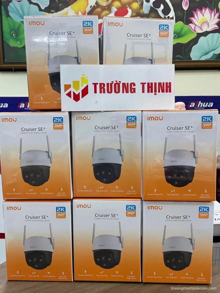 Imou camera WiFi ngoài trời Cruiser SE+ 3MP – ảnh thực tế tại Trường Thịnh Telecom