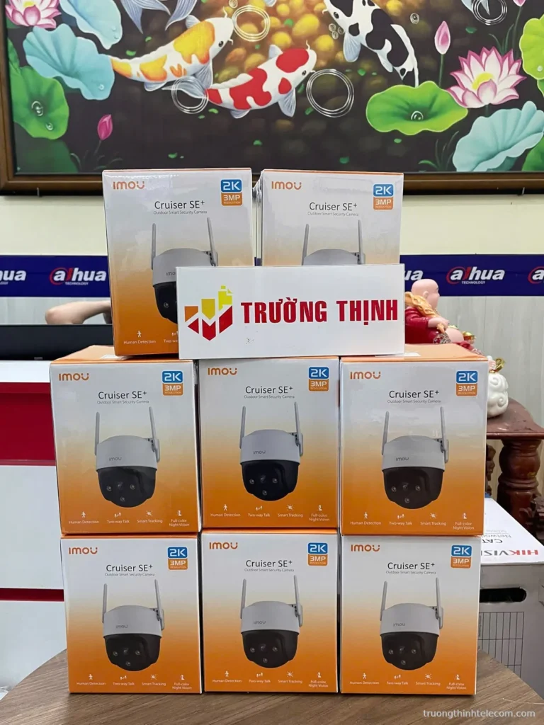 Imou camera WiFi ngoài trời Cruiser SE+ 3MP – ảnh thực tế tại Trường Thịnh Telecom