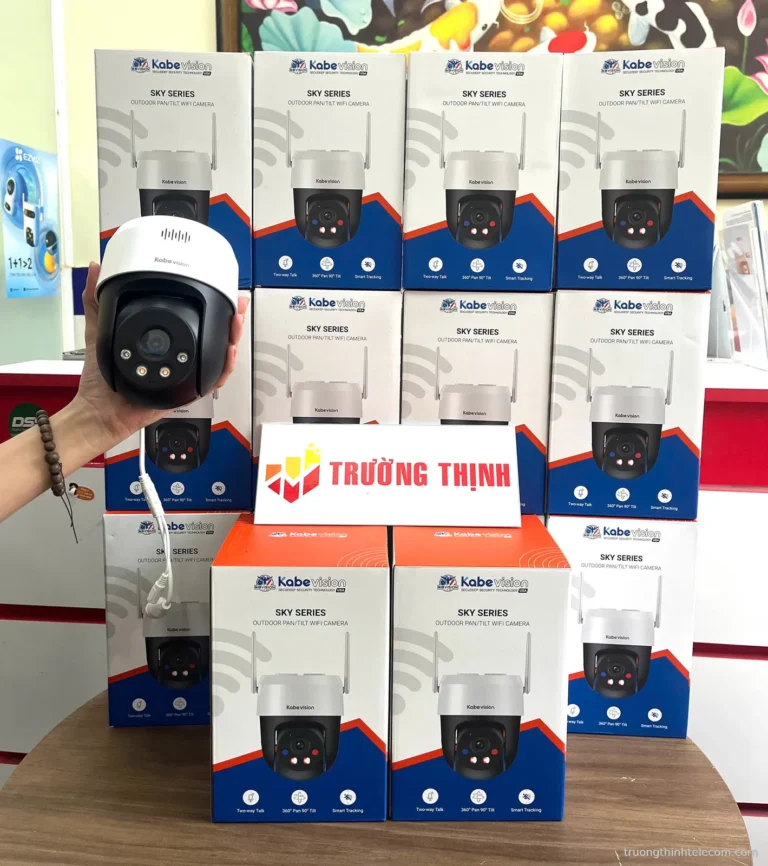 KBVision camera WiFi quay quét Sky Series – ảnh thực tế tại Trường Thịnh Telecom
