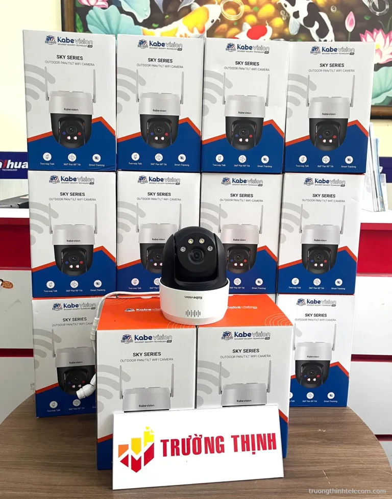 KBVision camera WiFi quay quét Sky Series – ảnh thực tế tại Trường Thịnh Telecom