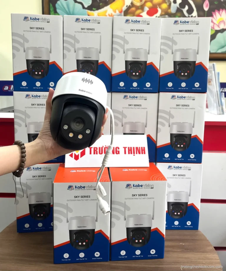 KBVision camera WiFi quay quét Sky Series – ảnh thực tế tại Trường Thịnh Telecom