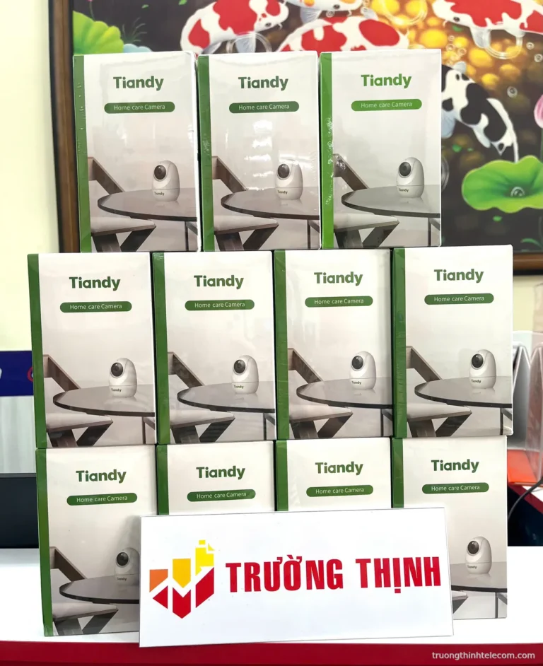 Tiandy camera WiFi Home care – ảnh thực tế tại Trường Thịnh Telecom