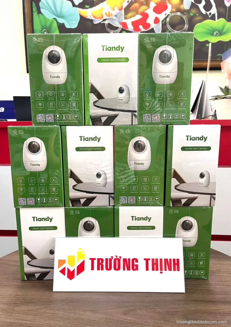 Tiandy camera WiFi Home care – ảnh thực tế tại Trường Thịnh Telecom