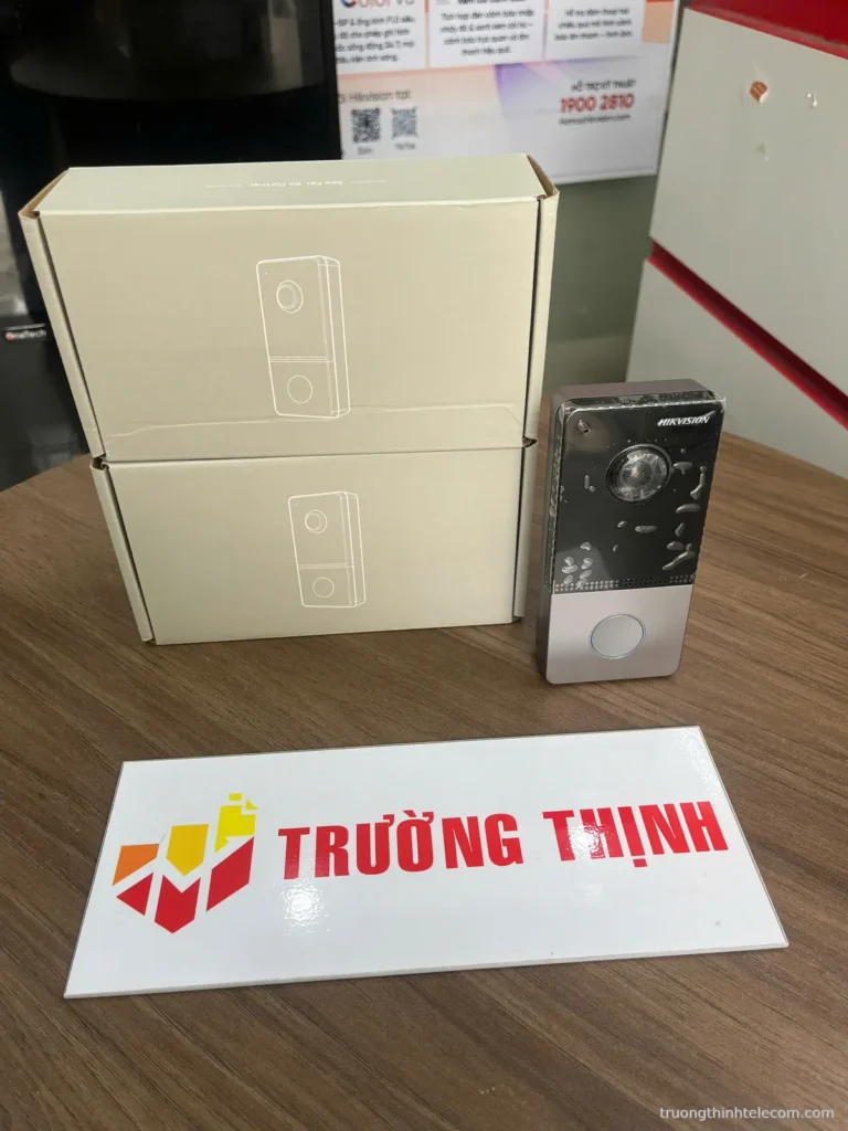 Chuông cửa có hình – ảnh thực tế tại Trường Thịnh Telecom