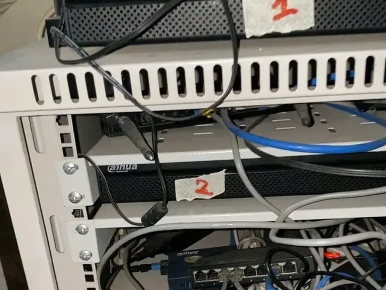 Tủ rack đầu ghi Dahua tại công trình P. Bình Trưng