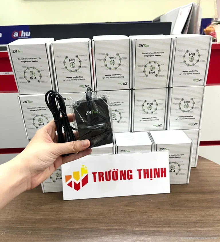 ZKTeco đầu đọc vân tay USB – ảnh thực tế tại Trường Thịnh Telecom