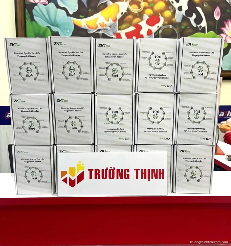 ZKTeco đầu đọc vân tay USB – ảnh thực tế tại Trường Thịnh Telecom