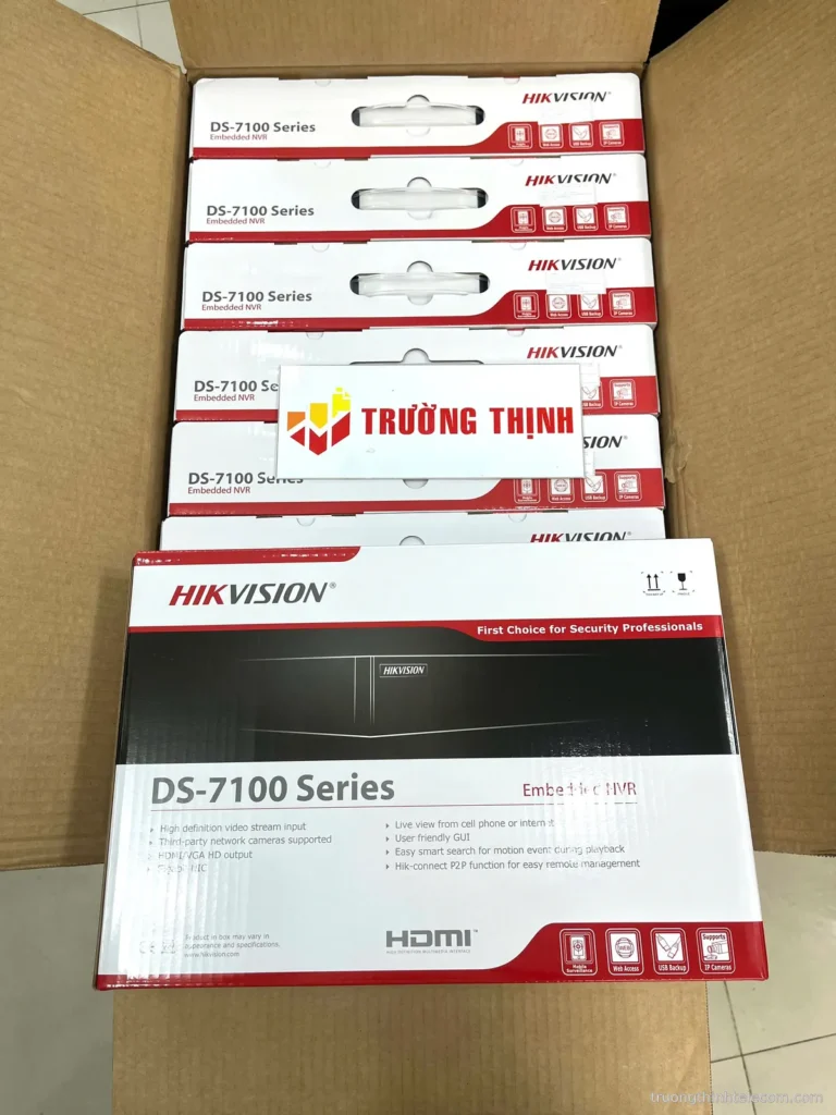 Đầu ghi hình Hikvision – ảnh thực tế tại Trường Thịnh Telecom