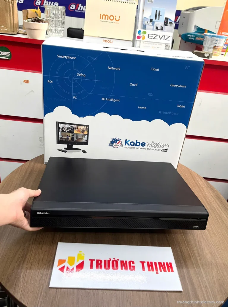 KBVISION đầu ghi hình camera Kabevision – ảnh thực tế tại Trường Thịnh Telecom